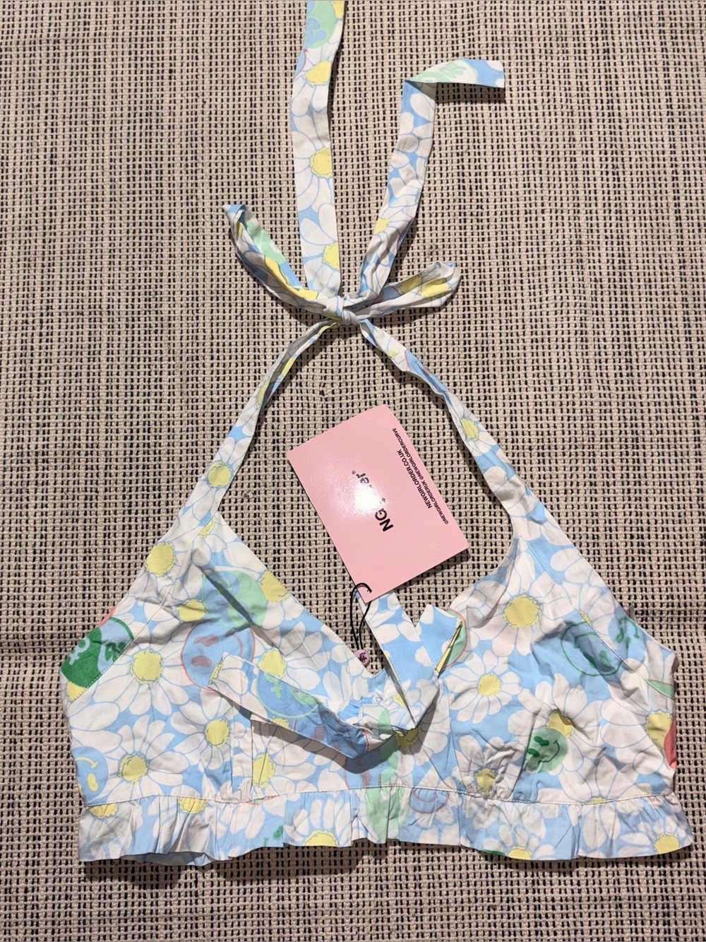 NGORDER Women's Daisy Smiley Crop Top Size XXL/16